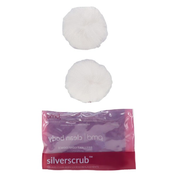 PMD Silverscrub Silver-Infused Loofah Replacements Berry