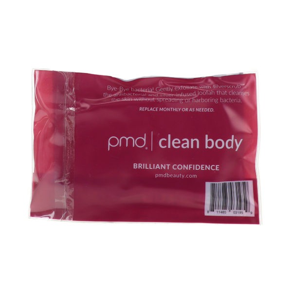 PMD Silverscrub Silver-Infused Loofah Replacements Berry