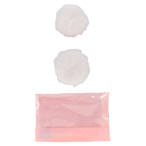 PMD Silverscrub Silver-Infused Loofah Replacements Blush