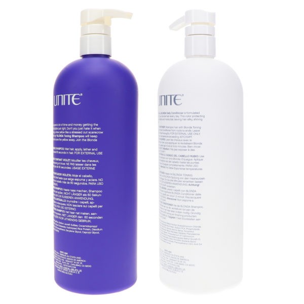 UNITE Hair Blonda Shampoo 33.8 oz & Blonda Conditioner 33.8 oz Combo Pack