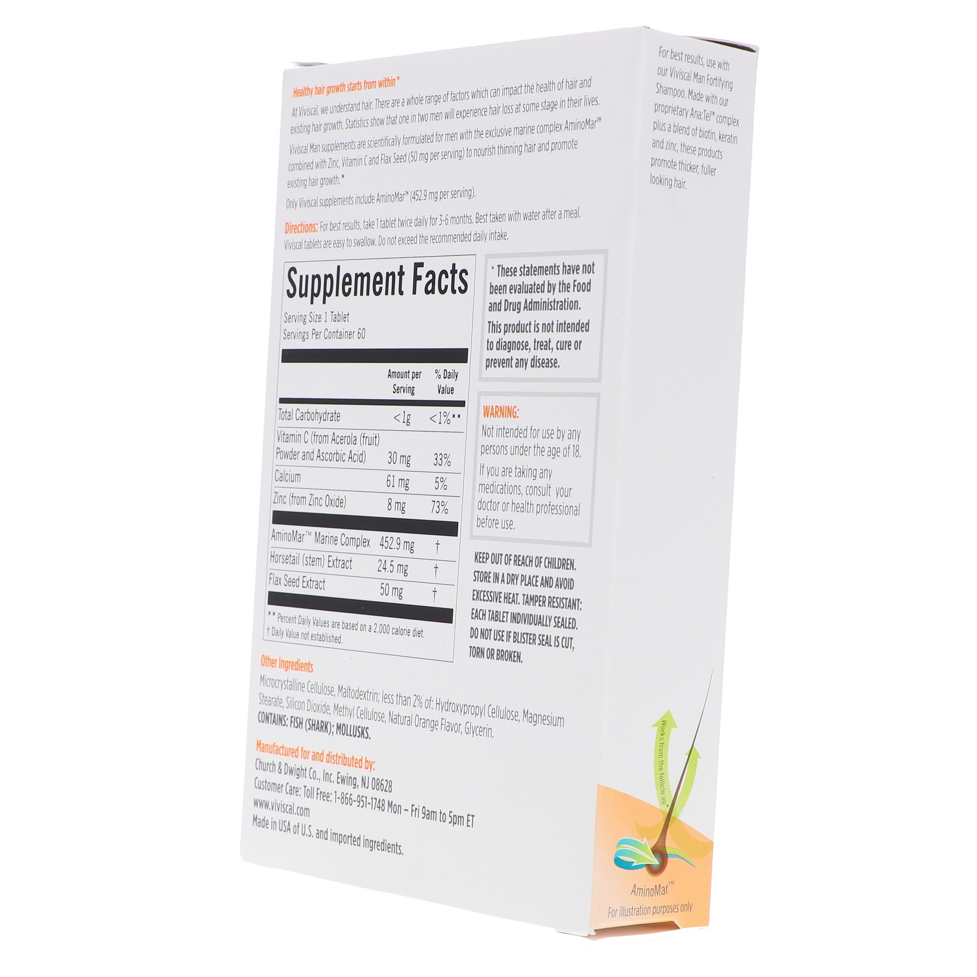 Viviscal Men's Supplement 60 ct