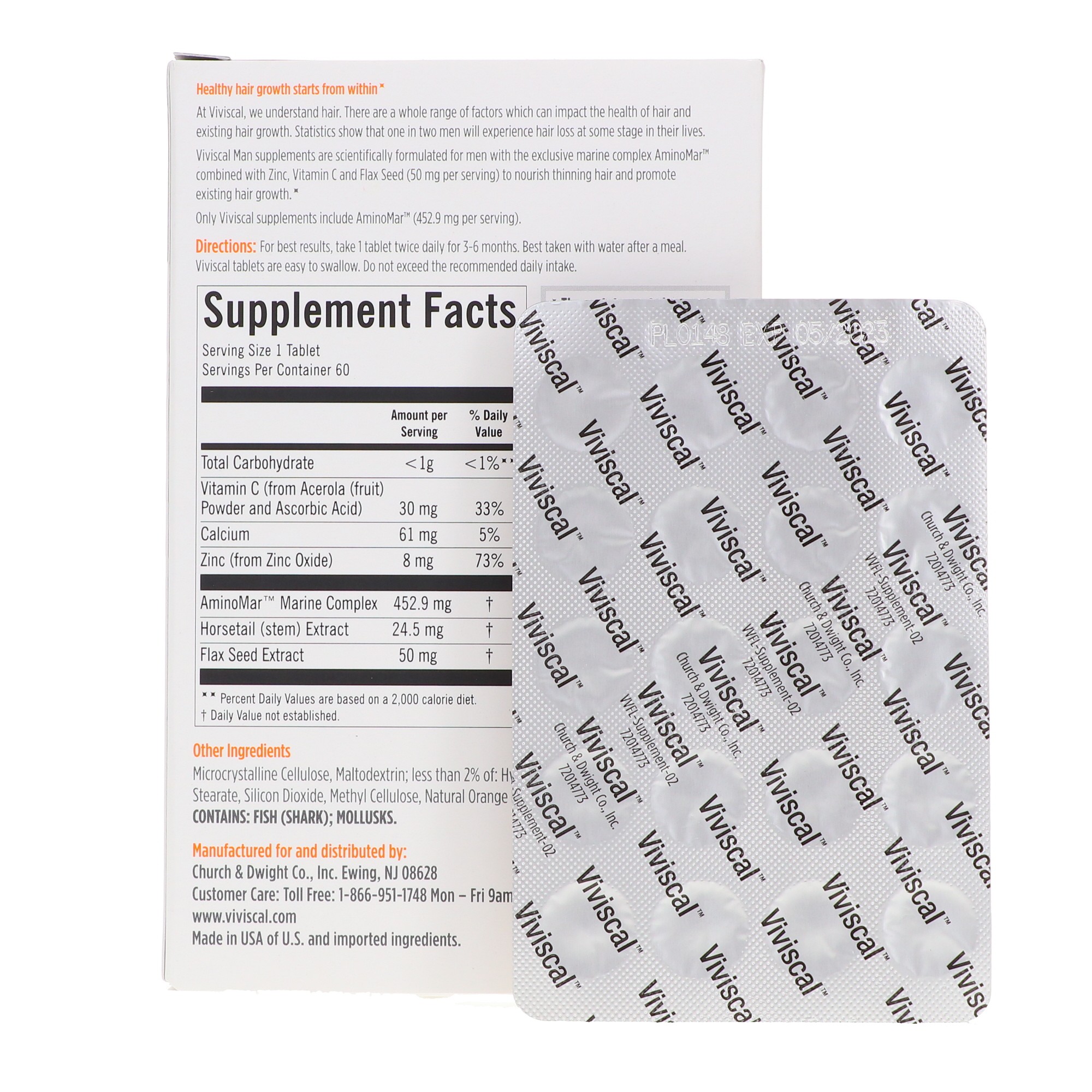 Viviscal Men's Supplement 60 ct