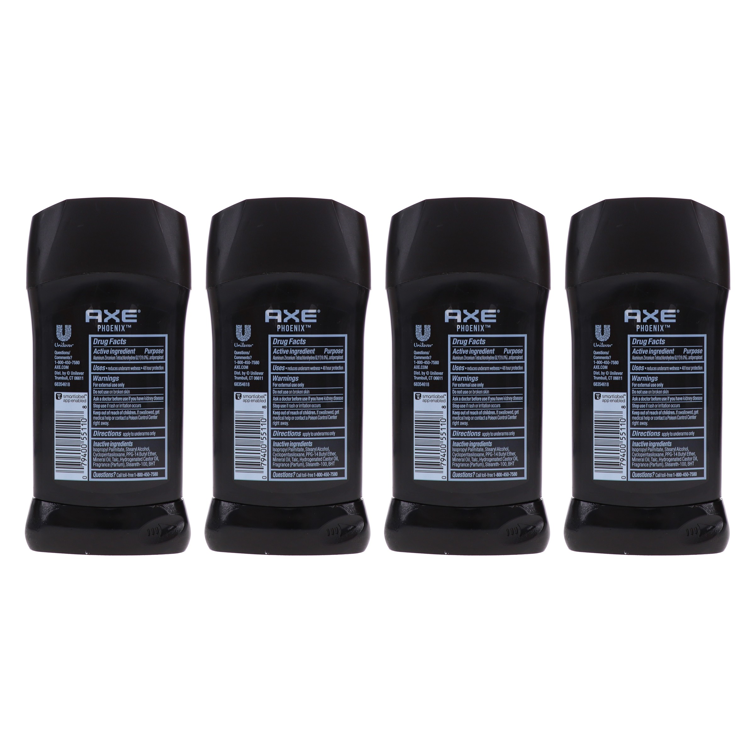 Axe Phoenix Antiperspirant 2.7 oz 4 Pack