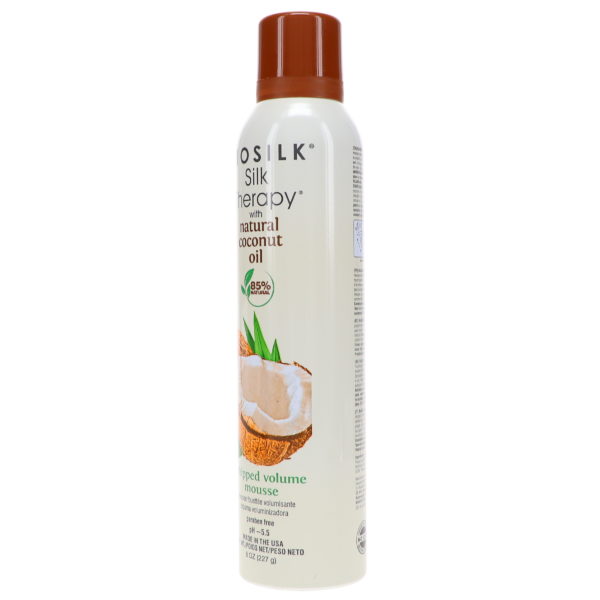 Biosilk Silk Therapy with Natural Coconut Oil Whipped Volume Mousse 8 oz