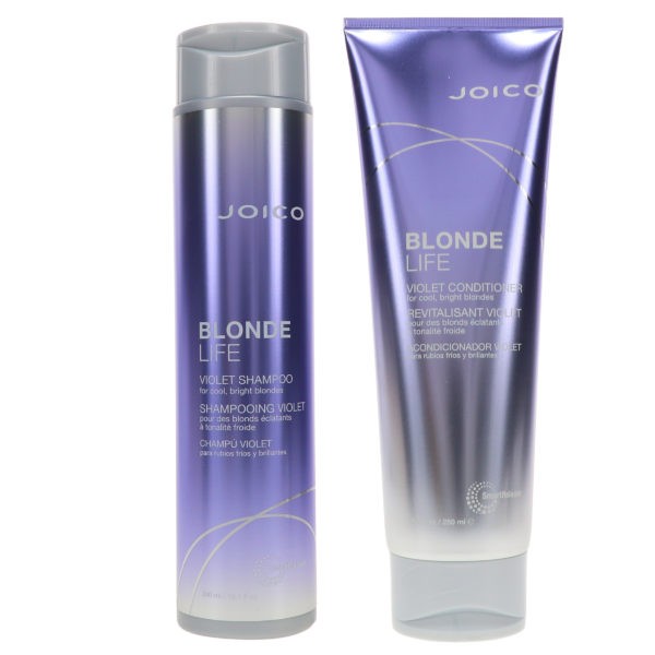 Joico Blonde Life Violet Shampoo 10.1 oz & Blonde Life Violet Conditioner 8.5 oz Combo Pack