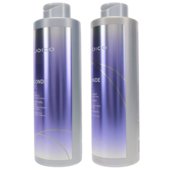 Joico Blonde Life Violet Shampoo 33.8 oz & Blonde Life Violet Conditioner 33.8 oz Combo Pack