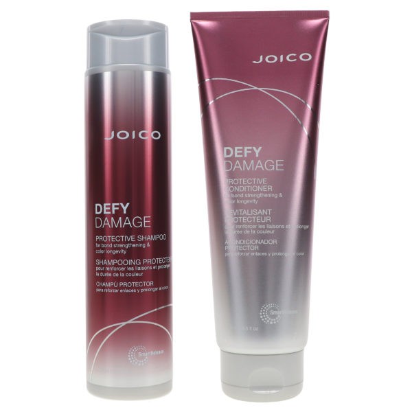 Joico Defy Damage Protective Shampoo 10.1 oz & Defy Damage Protective Conditioner 8.5 oz Combo Pack