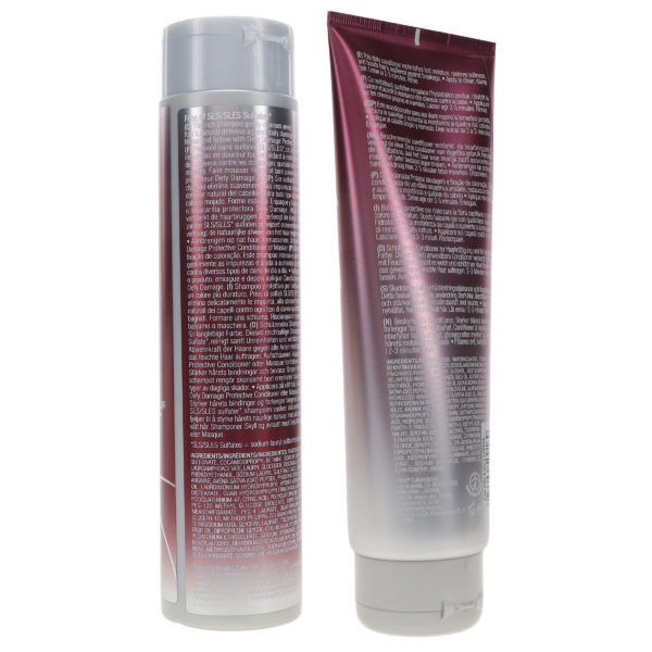 Joico Defy Damage Protective Shampoo 10.1 oz & Defy Damage Protective Conditioner 8.5 oz Combo Pack