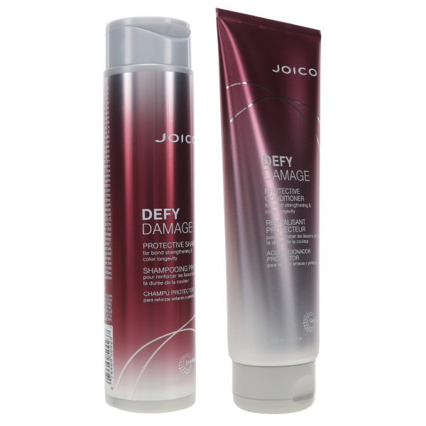 Joico Defy Damage Protective Shampoo 10.1 oz & Defy Damage Protective Conditioner 8.5 oz Combo Pack