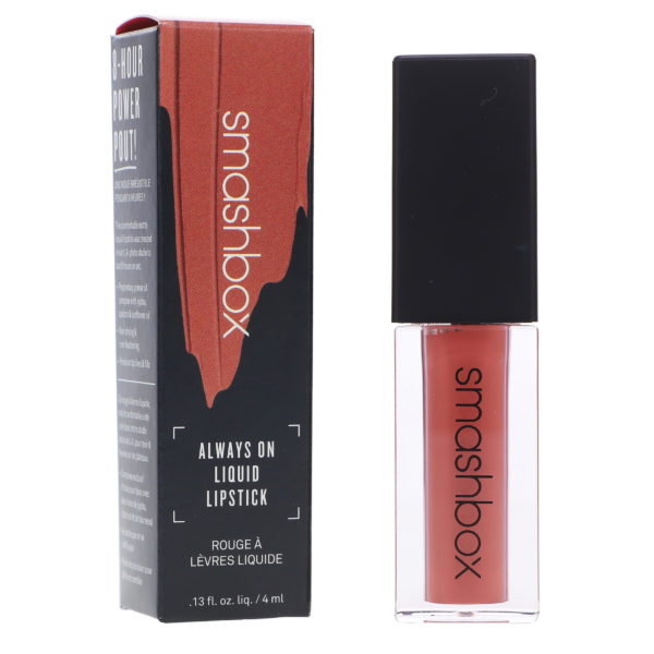 Smashbox Always On Longwear Matte Liquid Lipstick Stepping Out 0.13 oz