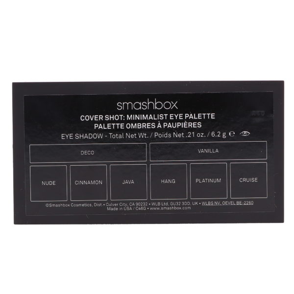 Smashbox Cover Shot Eye Shadow Palette Minimalist 0.21 oz