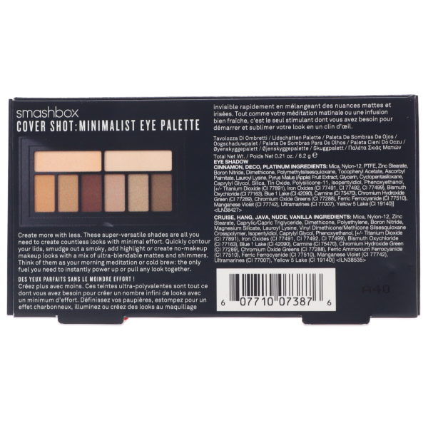 Smashbox Cover Shot Eye Shadow Palette Minimalist 0.21 oz