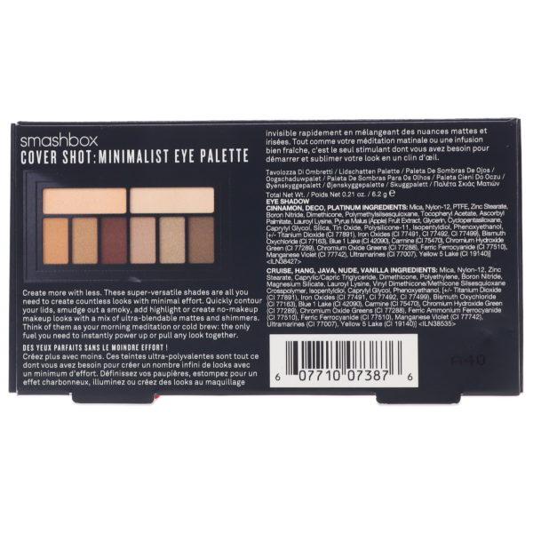 Smashbox Cover Shot Eye Shadow Palette Minimalist 0.21 oz