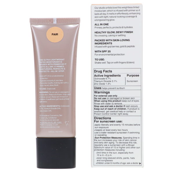 Smashbox Halo Healthy Glow Tinted Moisturizer Broad Spectrum SPF 25 Fair 1.4 oz