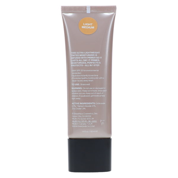 Smashbox Halo Healthy Glow Tinted Moisturizer Broad Spectrum SPF 25 Light Medium 1.4 oz