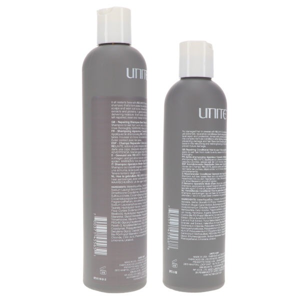 UNITE Hair Re:Unite Shampoo 10 oz & Re:Unite Conditioner 8 oz Combo Pack