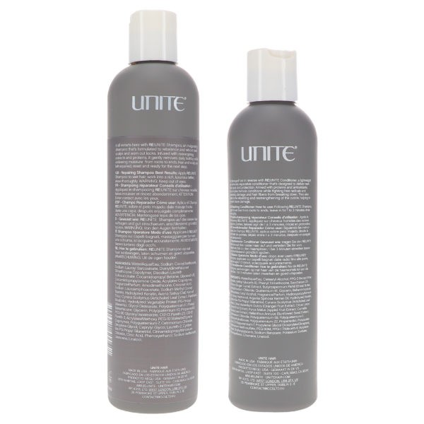 UNITE Hair Re:Unite Shampoo 10 oz & Re:Unite Conditioner 8 oz Combo Pack