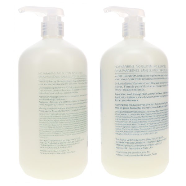 Verb Hydrating Shampoo 32 oz & Hydrating Conditioner 32 oz Combo Pack