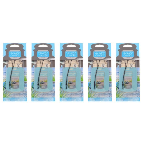 Yankee Candle Car Jar Singles Beach Walk 5 Pack