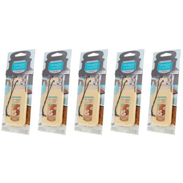 Yankee Candle Car Jar Singles Coconut Beach 5 Pack