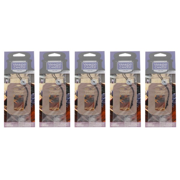 Yankee Candle Car Jar Singles Dr Lavender Oak 5 Pack