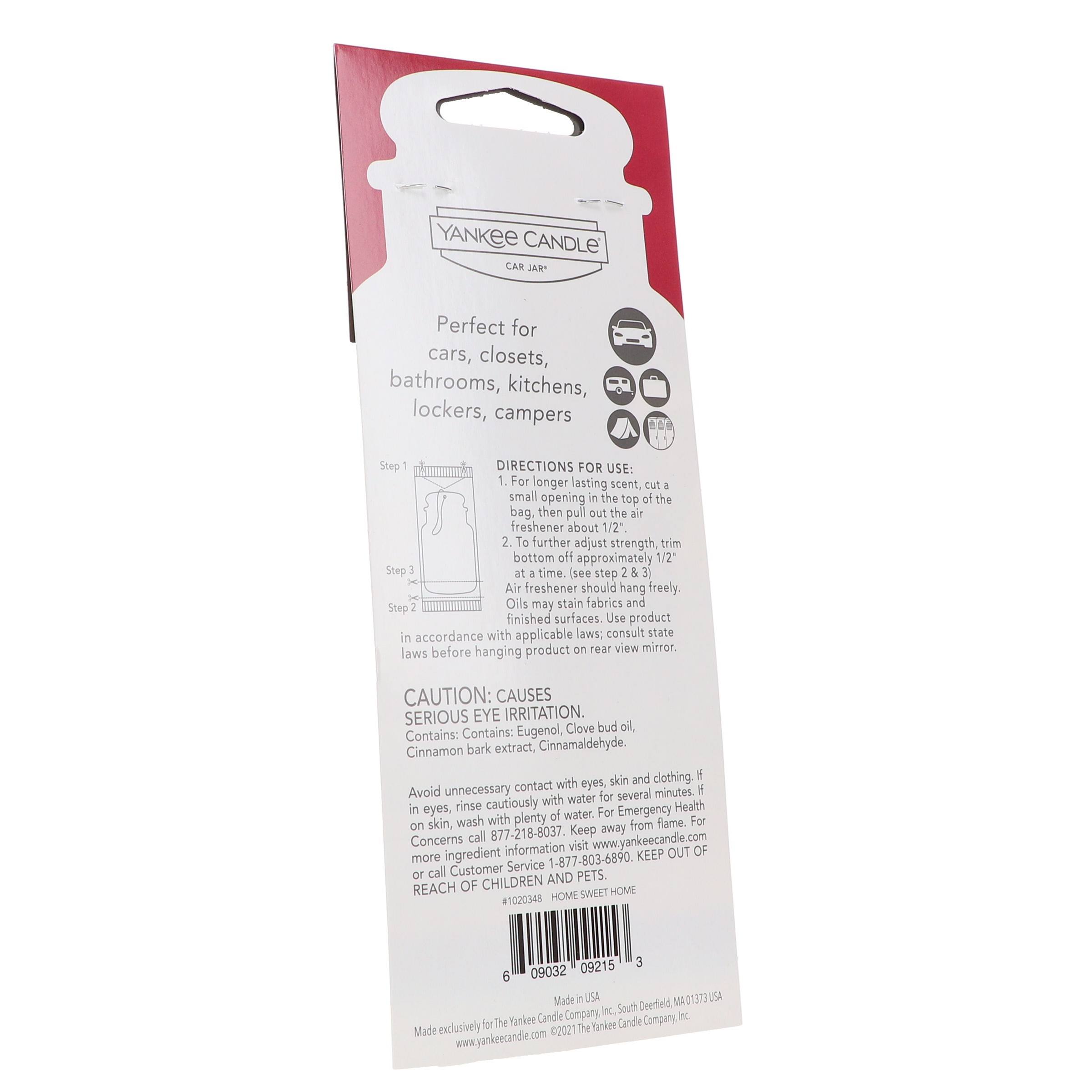 Yankee Candle Car Jar Singles Home Sweet Home