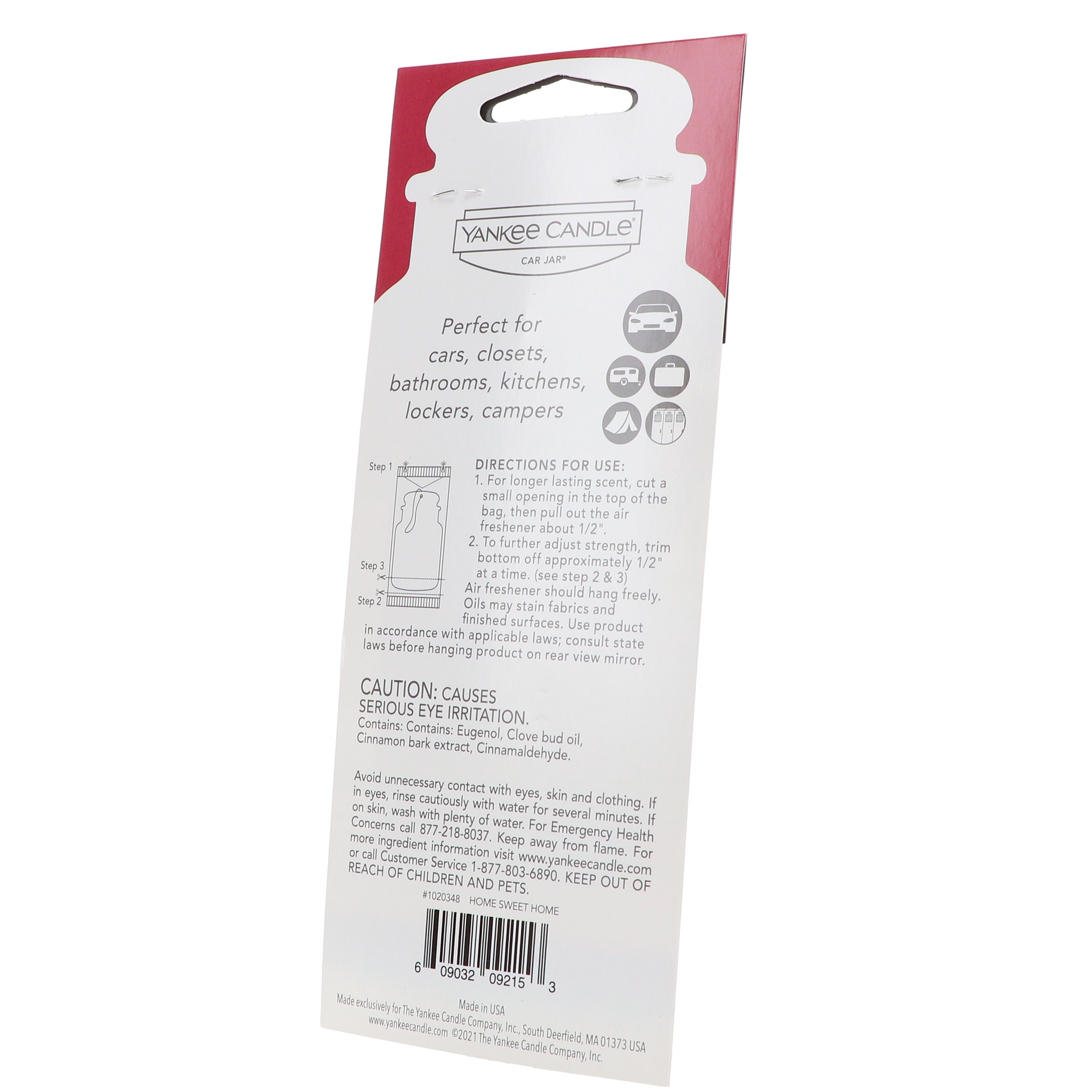 Yankee Candle Car Jar Singles Home Sweet Home