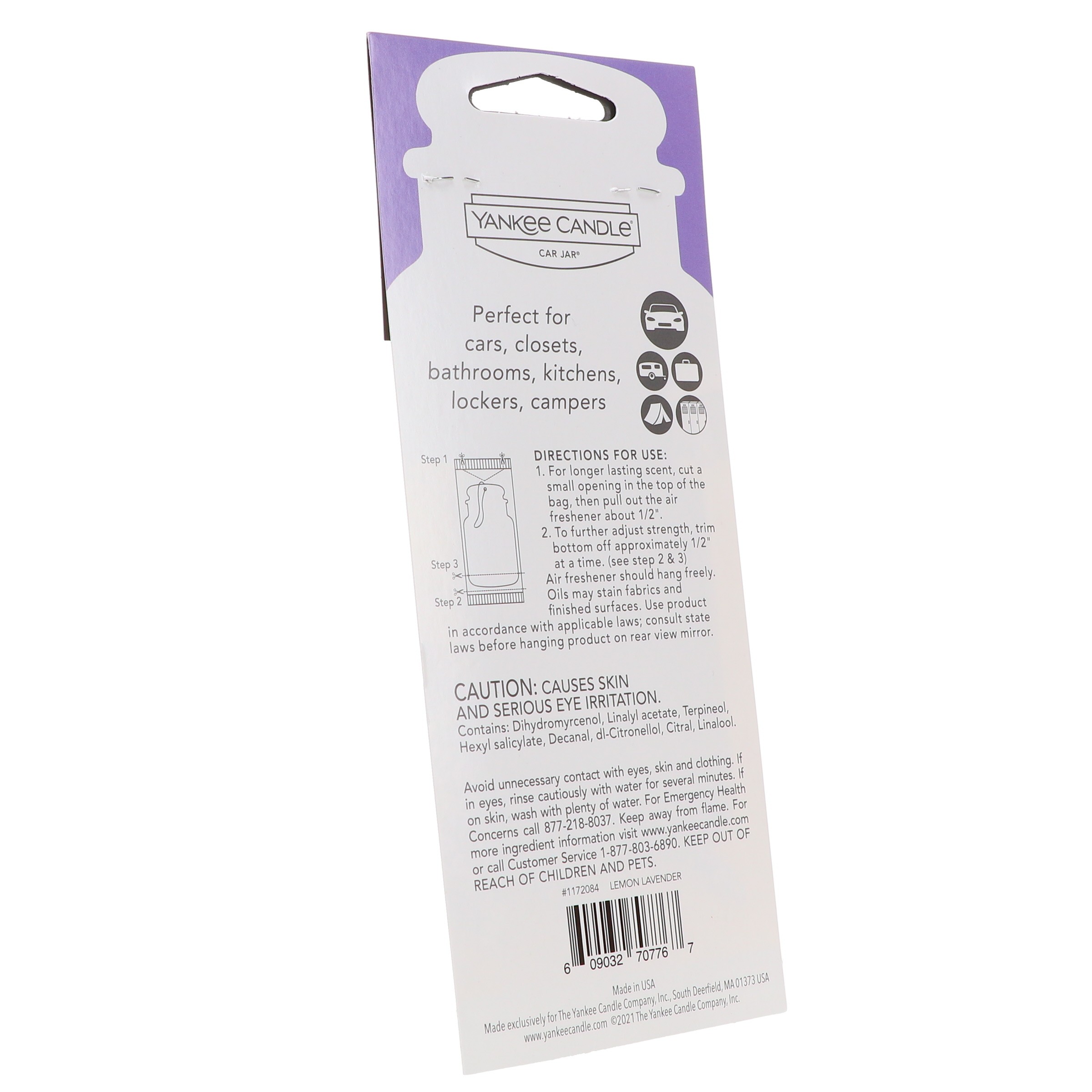 Yankee Candle Car Jar Singles Lemon Lavender