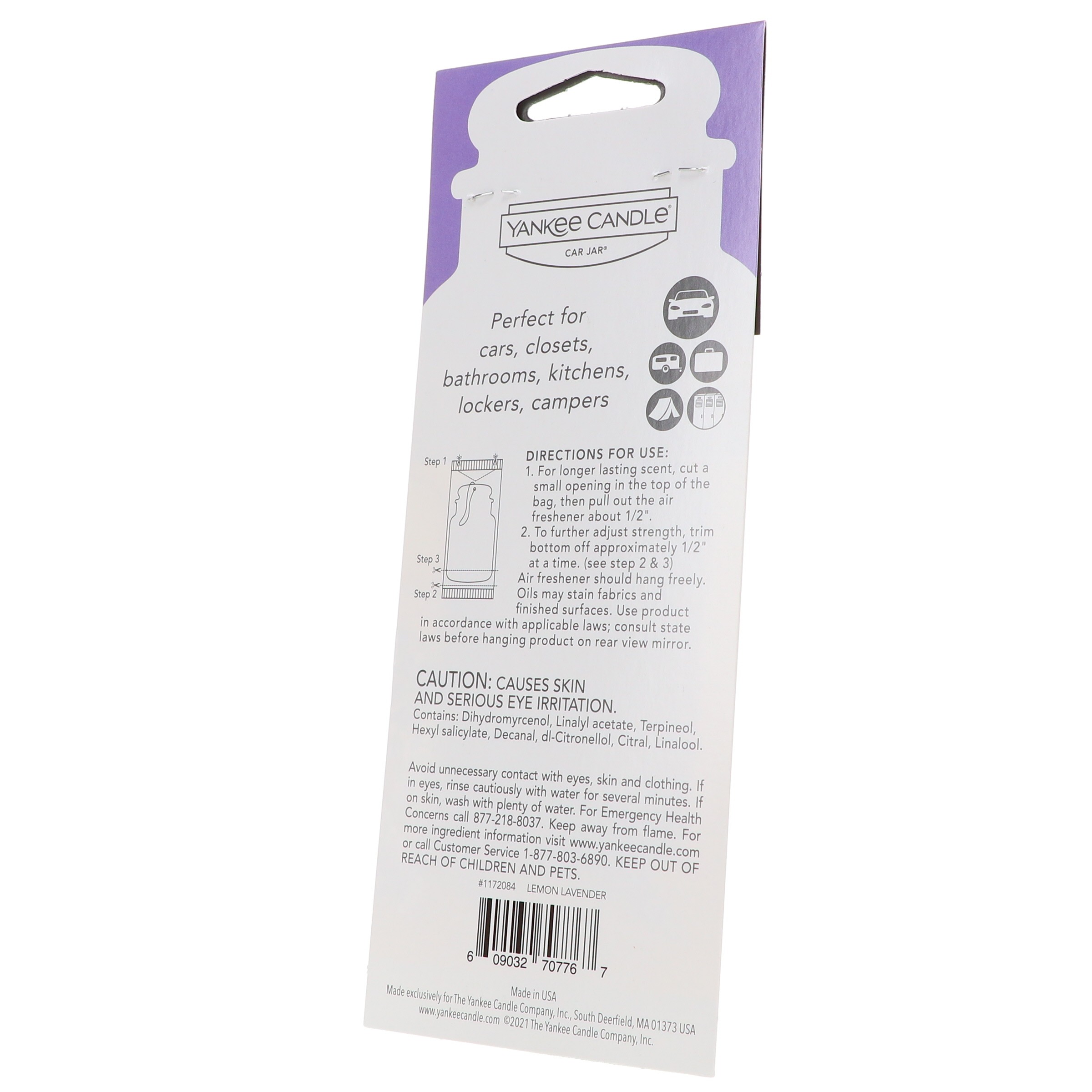 Yankee Candle Car Jar Singles Lemon Lavender