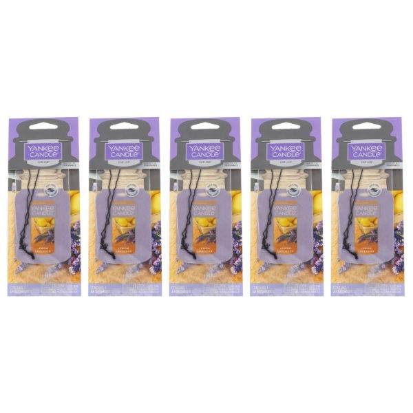 Yankee Candle Car Jar Singles Lemon Lavender 5 Pack