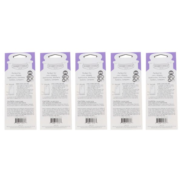 Yankee Candle Car Jar Singles Lemon Lavender 5 Pack