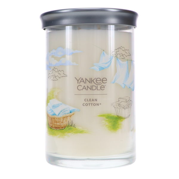 Yankee Candle Signature Large Tumbler Clean Cotton 20 oz