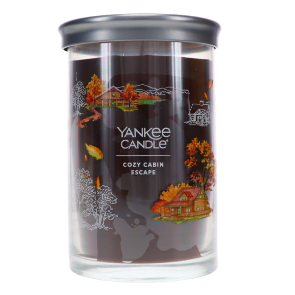 Yankee Candle Signature Large Tumbler Cozy Cabin Escape 20 oz