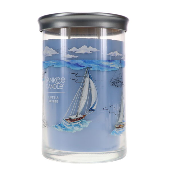 Yankee Candle Signature Large Tumbler Life's A Breeze 20 oz