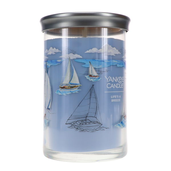 Yankee Candle Signature Large Tumbler Life's A Breeze 20 oz