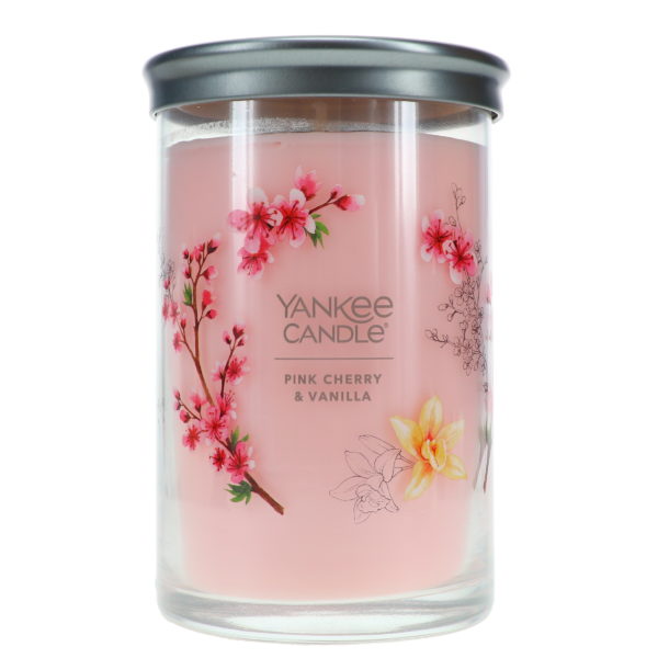 Yankee Candle Signature Large Tumbler Pink Cherry Vanilla 20 oz