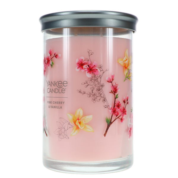 Yankee Candle Signature Large Tumbler Pink Cherry Vanilla 20 oz