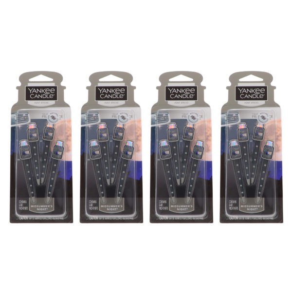 Yankee Candle Vent Sticks Midsummer Night 4 Pack