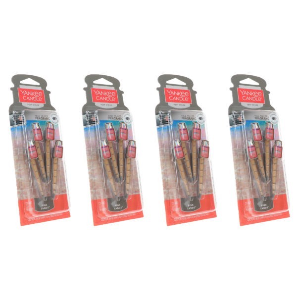 Yankee Candle Vent Sticks Pink Sands 4 Pack