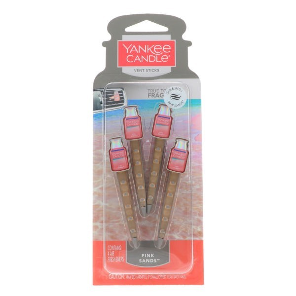 Yankee Candle Vent Sticks Pink Sands 4 Pack
