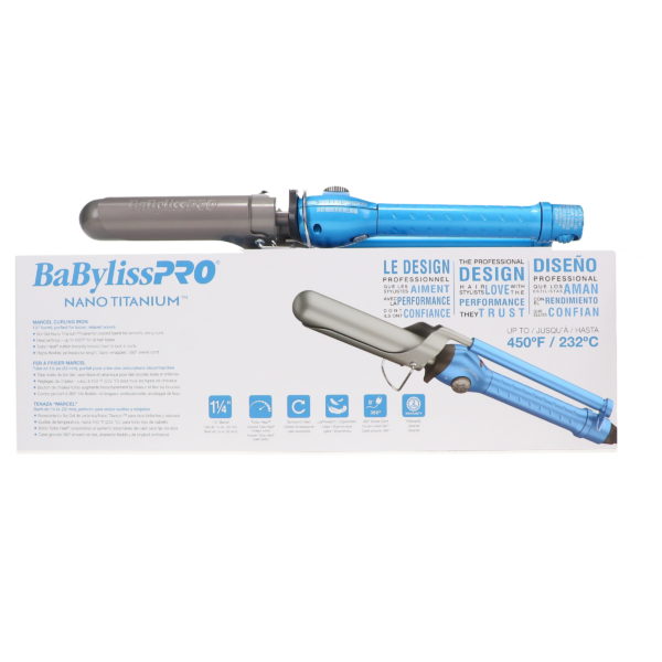 BaBylissPRO Nano Titanium 1 1/4" Marcel Curling Iron
