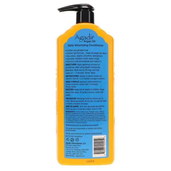 Agadir Argan Oil Daily Volumizing Conditioner 33.8 oz