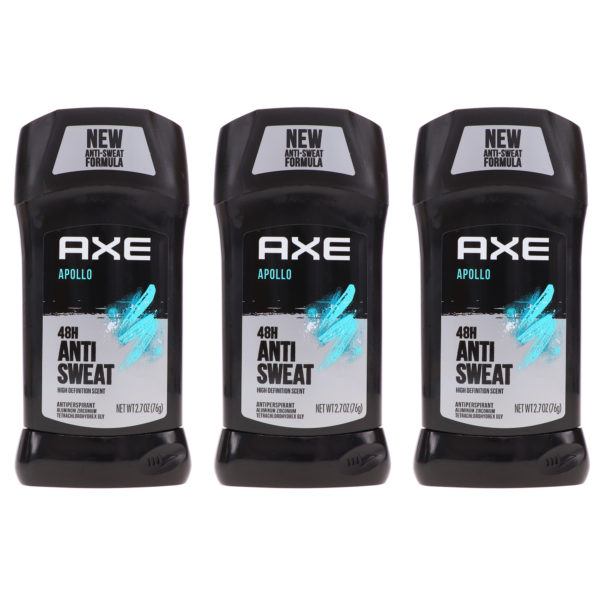 Axe Apollo Antiperspirant 2.7 oz 3 Pack