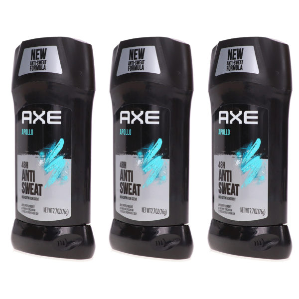 Axe Apollo Antiperspirant 2.7 oz 3 Pack