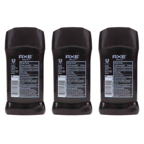 Axe Apollo Antiperspirant 2.7 oz 3 Pack