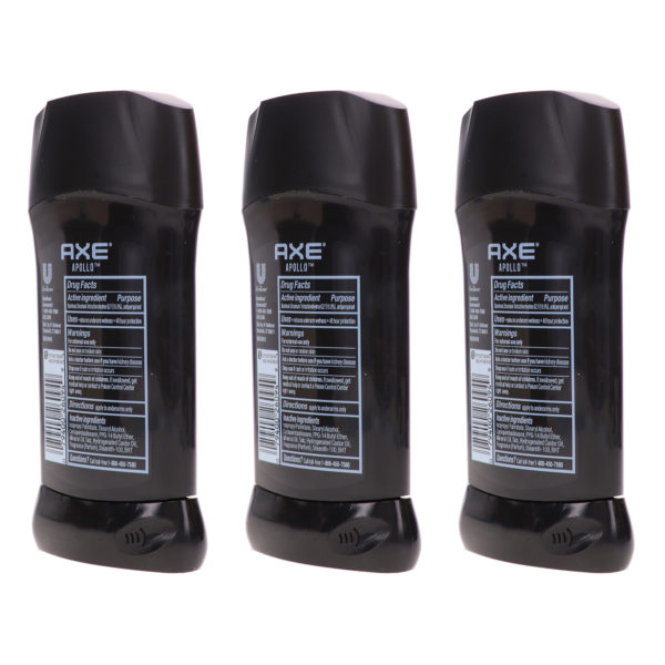 Axe Apollo Antiperspirant 2.7 oz 3 Pack