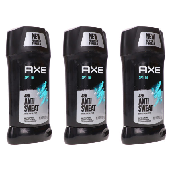 Axe Apollo Antiperspirant 2.7 oz 3 Pack