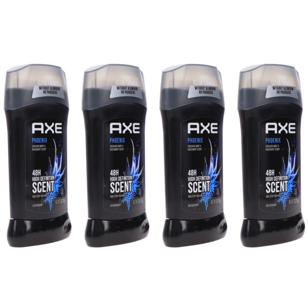 Axe Phoenix Deodorant 3 oz 4 Pack