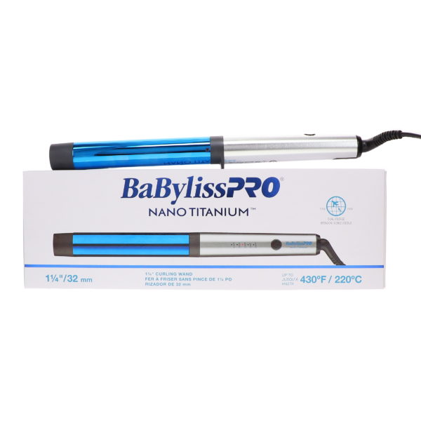 BaBylissPRO Nano Titanium 1 1/4" Curling Wand