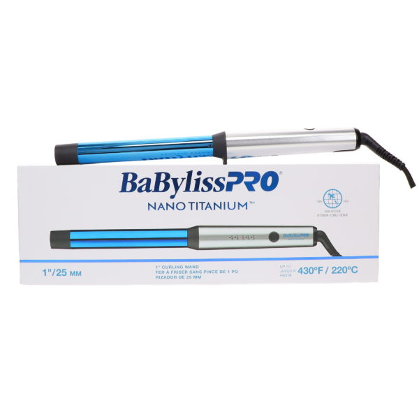 BaBylissPRO Nano Titanium 1" Curling Wand